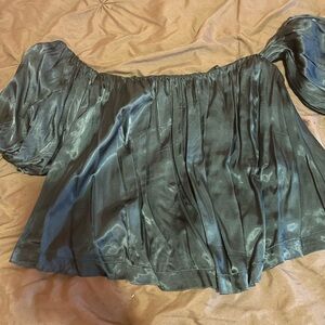 Elegant Black Off-Shoulder Women's Top